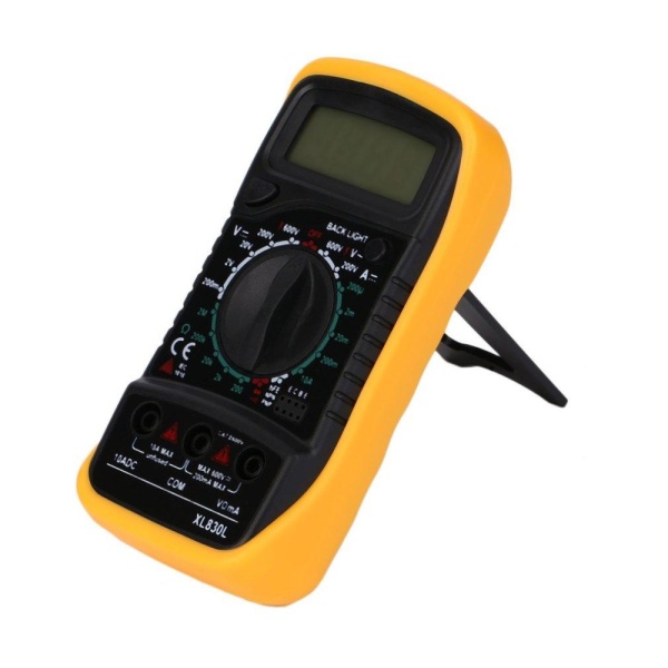 Bảng giá GOOD Display Digital Multimeter Xl830L Volt Meter Ammeter Ohmmeter Yellow Tester Yellow - intl