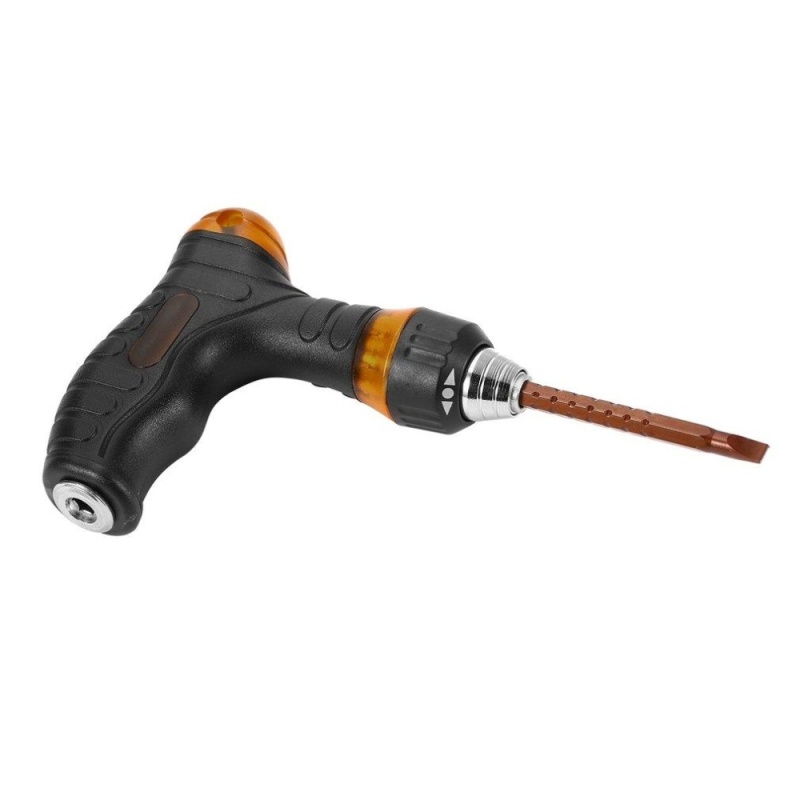 GOOD S2 Alloy Steel Adjustable Ratchet Screwdriver Bits Set Repairing Hand Tool - intl