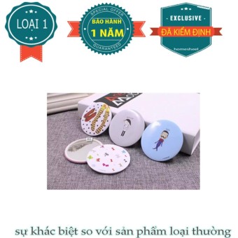 Gương tròn trang điểm A06 mini bỏ túi LOẠI 1  