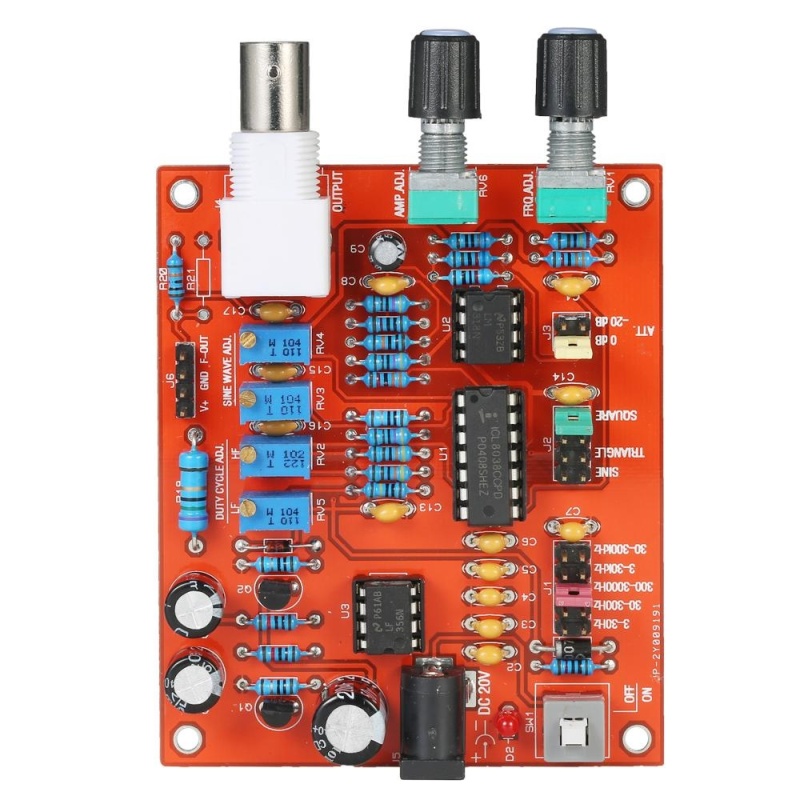 Bảng giá High Precision FG8038(ICL8038) Function Signal Generator Module DIY for Square/Triangle/Sine Wave Output 3Hz-300kHz Adjustable Frequency Amplitude - intl