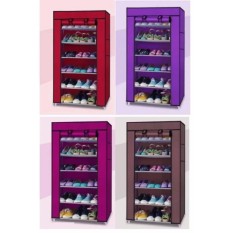 KỆ ĐỂ GIÀY DÉP 7 TẦNG 6 NGĂN BỌC VẢI CAO CẤP SIÊU TIỆN DỤNG