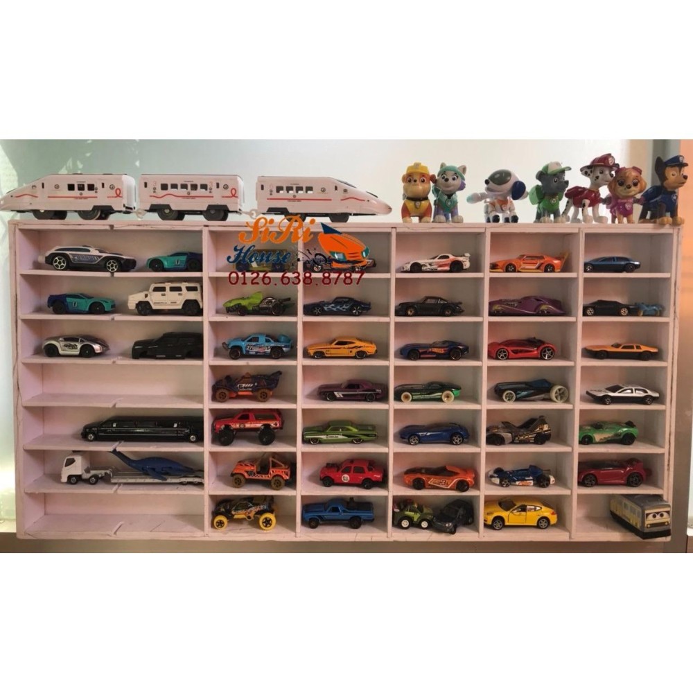 [HCM]Kệ trưng bày xe mô hình gồm 49 ô