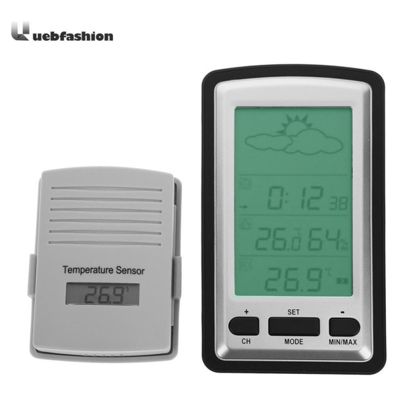 Bảng giá LCD Wireless Electronic Temperature Humidity Meter Indoor Outdoor Tester - intl