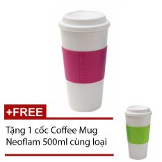 Giá Sốc Ly giữ nhiệt Coffee Mug Neoflam (Hồng) + Tặng 1 cốc CoffeeMugNeoflam (Xanh lá)