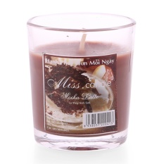 Chi tiết sản phẩm Ly nến thơm votives hương Mocha latte Miss Candle FtraMart FTM-NQM0413 (Nâu đậm)