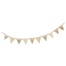 Giá Khuyến Mại MagiDeal Vintage Bunting Banner Garland Home Garden Party Flag Hanging Decoration – intl