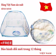 Màn chụp tự bung gấp gọn chống muỗi đốt 1m8 x 2m siêu bền (Loại đỉnh rộng) – Hàng Việt Nam