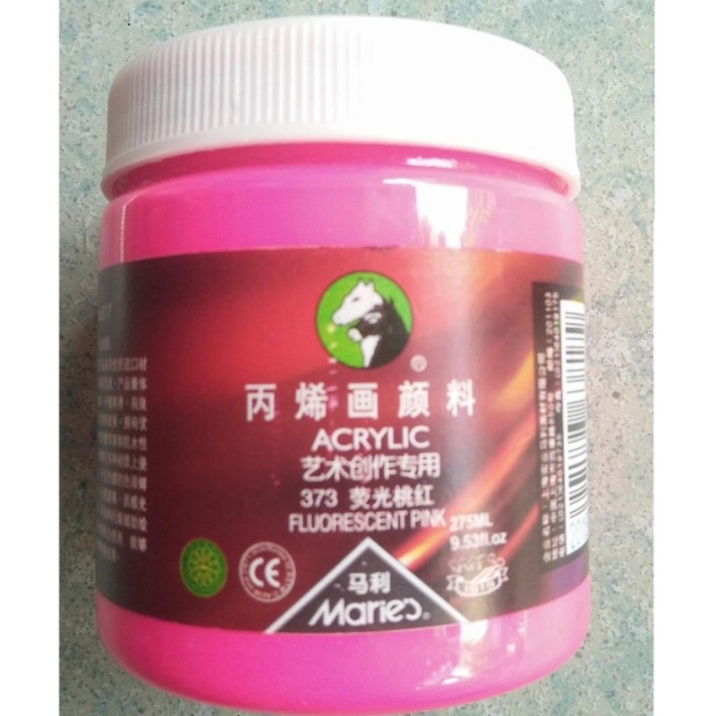 Mua Màu Acrylic 3D HỒNG PHẢN QUANG PHÁT SÁNG -300ml MS.1071