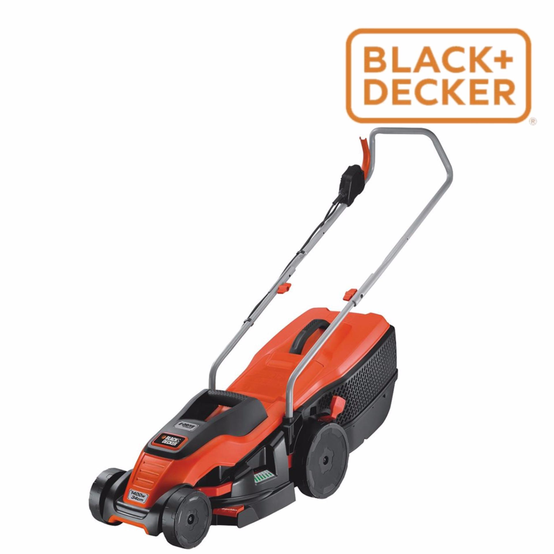 Máy cắt cỏ xe đẩy chạy điện Black & Decker EMAX34-B1 1400W 34cm