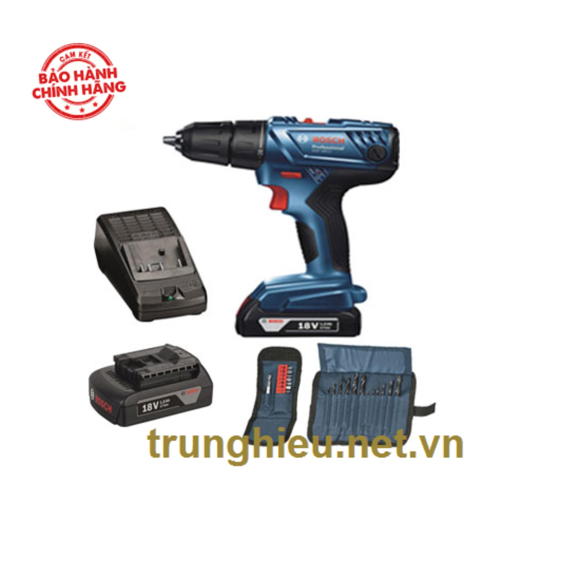 Máy khoan vặn vít dùng pin Bosch GSB 180-LI (2 pin + 1 sạc)