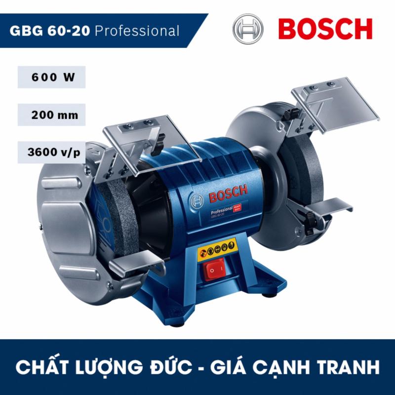 Máy mài để bàn hai đá Bosch GBG 60-20 Professional - HEAVY DUTY - Hãng phân phối chính thức