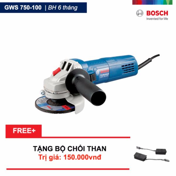 Máy Mài Góc Bosch GWS 750-100 Tặng bộ chổi than