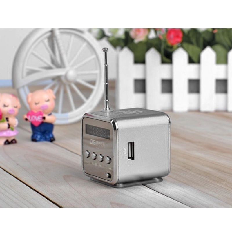 Bảng giá Micro SD TF USB Mini Stereo Bass Speaker Music Player FM Radio PC MP3/4 SL - intl