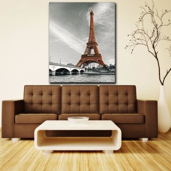 Modern Abstract hand-painted Art Oil Painting Wall Decor canvas No frame(Eiffel Tower) - intl  