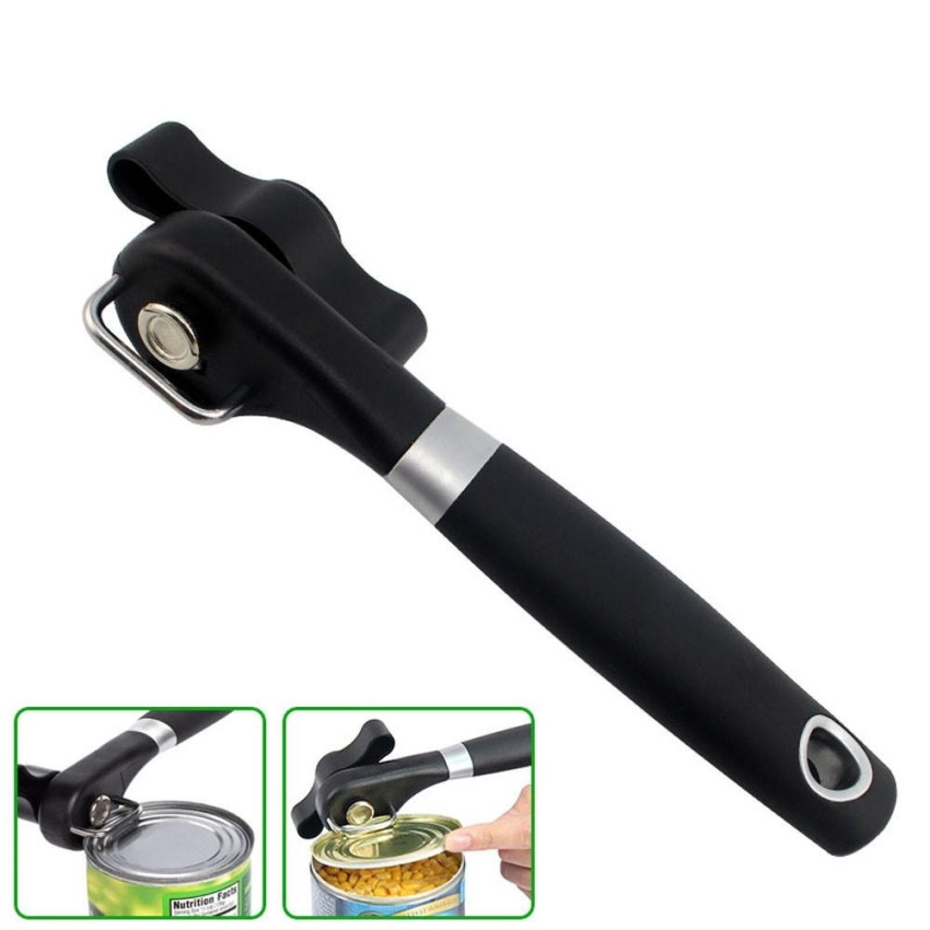 Hình ảnh Multifunction Stainless Steel Safety Side Cut Manual Can Tin Opener - intl