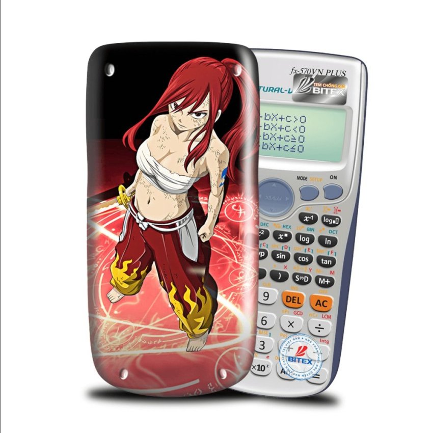 Hình ảnh Nắp máy tính Casio Vinacal Fairy Tail 5