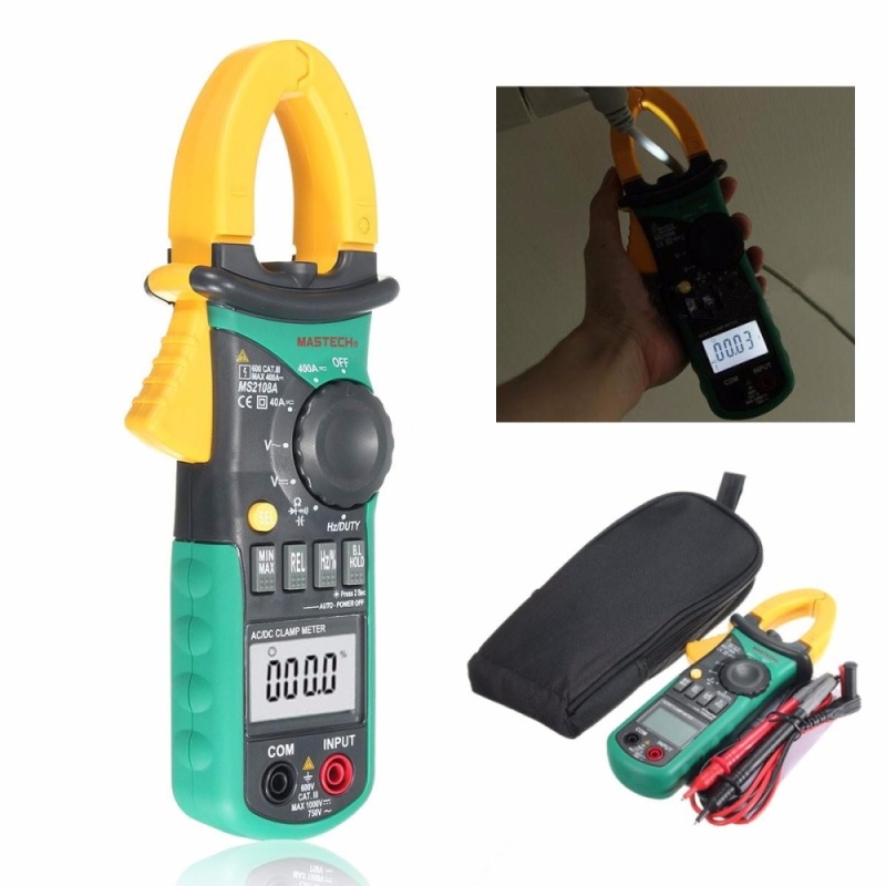 Bảng giá New MASTECH MS2108A Digital Clamp Meter Multimeter AC DC Current Volt Tester - intl