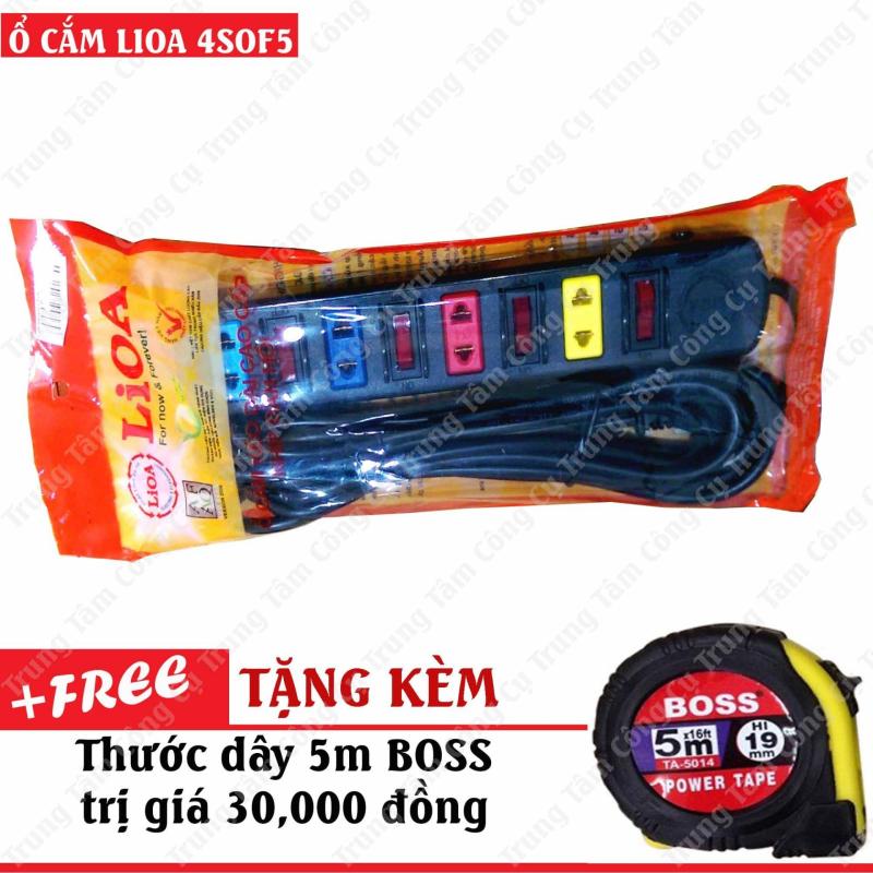 Bảng giá Ổ cắm có bảo vệ quá tải bằng CB LIOA 4SOF5