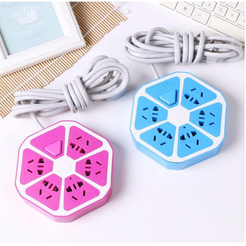 Bảng giá Ổ Cắm Điện 5 Lỗ Hình Trái Cam Tiện Dụng Cho Gia Đình (Giao Màu Ngẫu Nhiên)