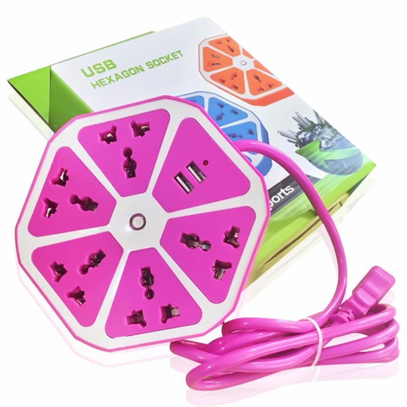 Bảng giá Ổ cắm điện 5 ổ trái cam có cổng USB