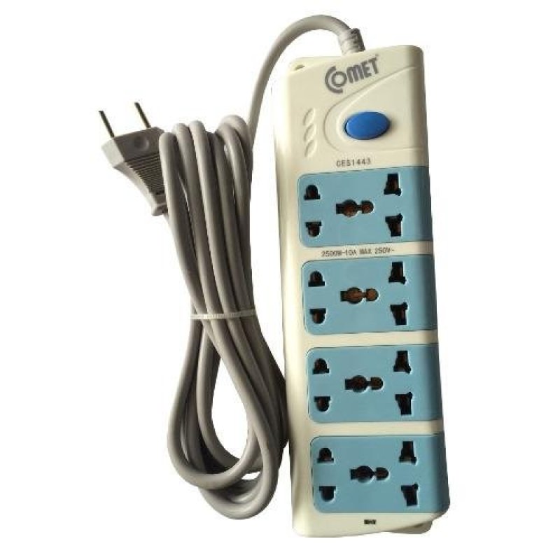 Bảng giá Ổ cắm điện 8 ổ cắm comet 1443
