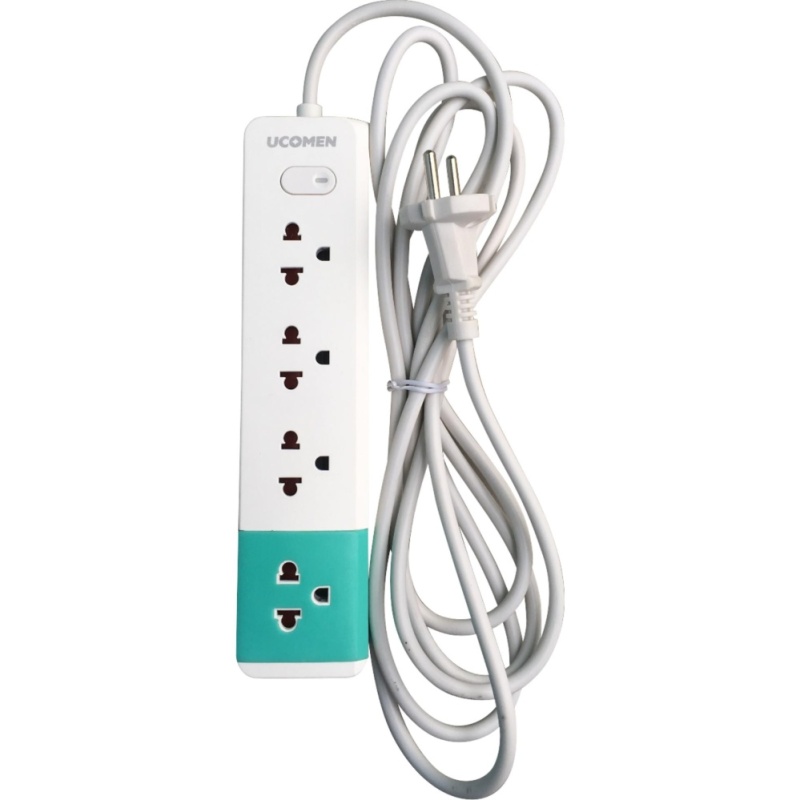 Bảng giá Mua Ổ cắm điện an toàn 4 lỗ thông dụng Ucomen (Dây 3m)