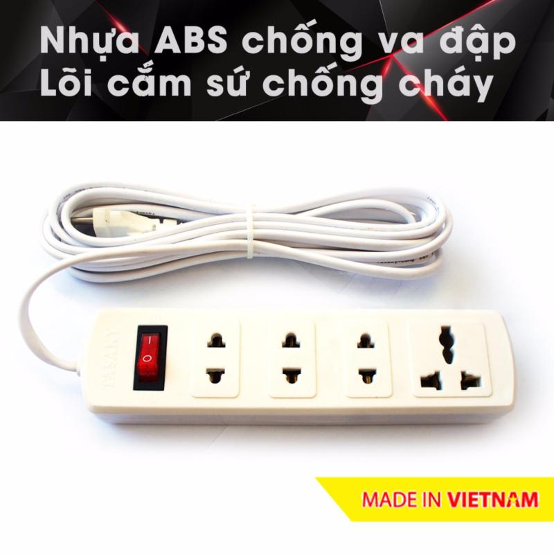 Bảng giá Ổ cắm điện công suất cao chuyên cho bếp điện từ, nhựa ABS, 4.5m 4T5 (Trắng)
