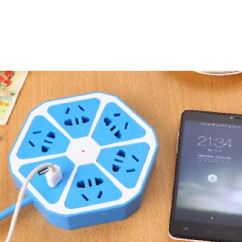 Bảng giá Ổ cắm điện đa năng kiêm 2 cổng Usb BenHome sạc Pin Smartphone TI383 tặng khăn lau đa năng K 275