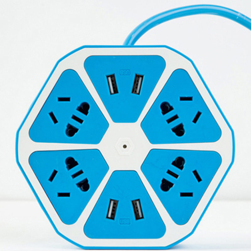 Bảng giá Mua Ổ cắm điện đa năng thông minh - tích hợp cổng USB - xanh