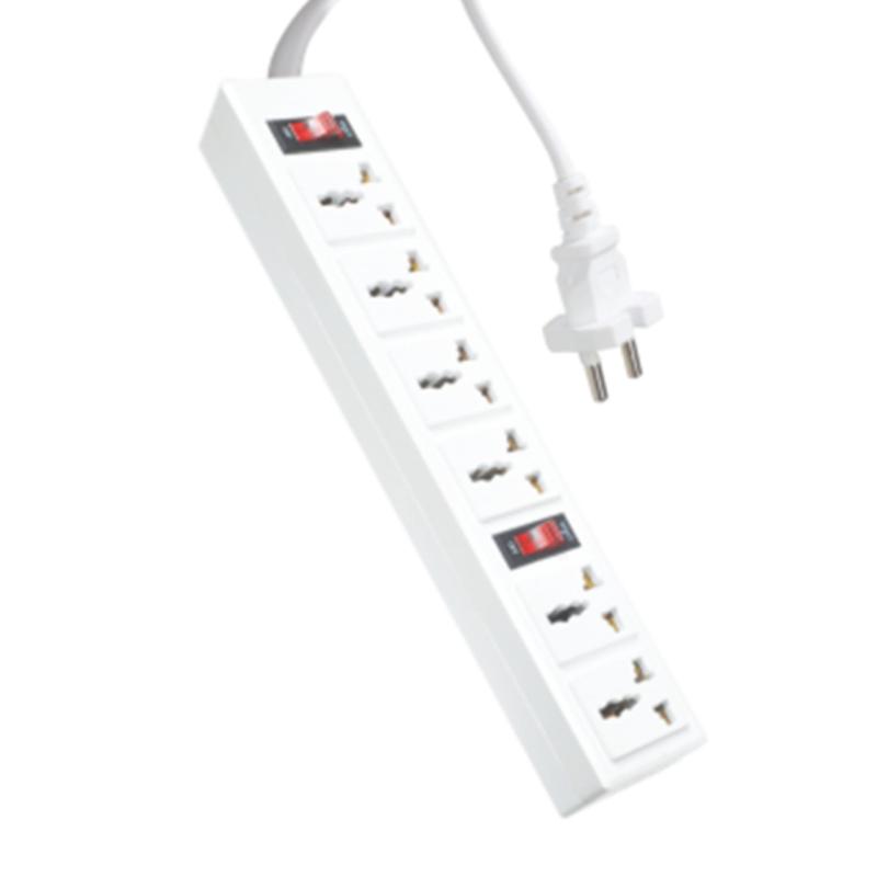 Bảng giá Mua Ổ CẮM ĐIỆN QUANG 6 LỖ 3 CHẤU 2 MÉT