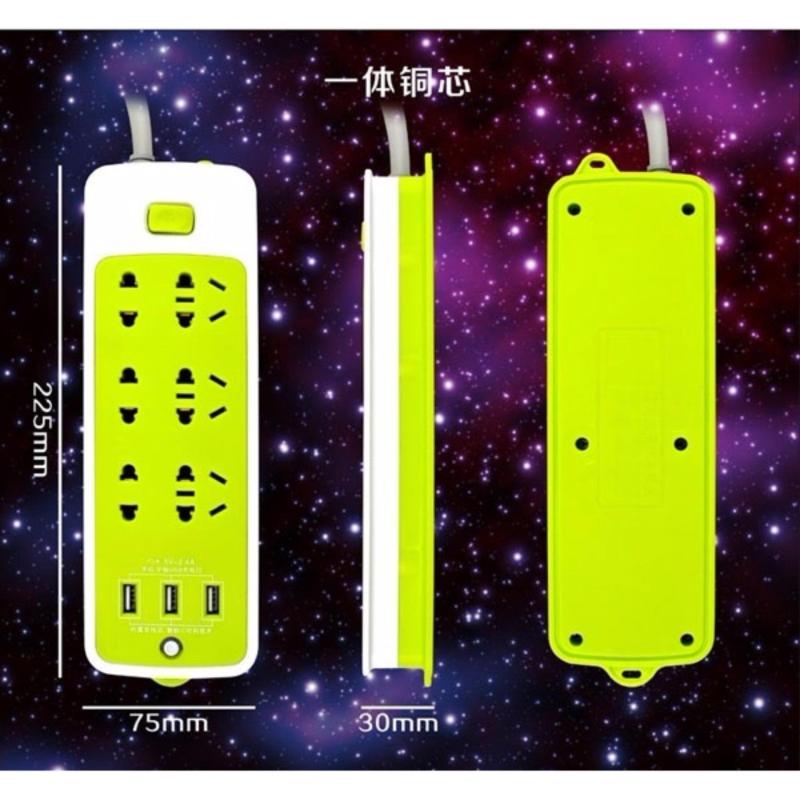 Bảng giá Ổ CẮM ĐIỆN THÔNG MINH - 6 Ổ CẮM + 3 CỔNG SẠC USB