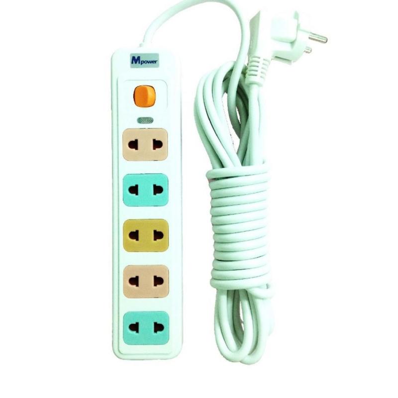 Bảng giá Mua Ổ Điện 5 ổ cắm Mpower 5m (Trắng)