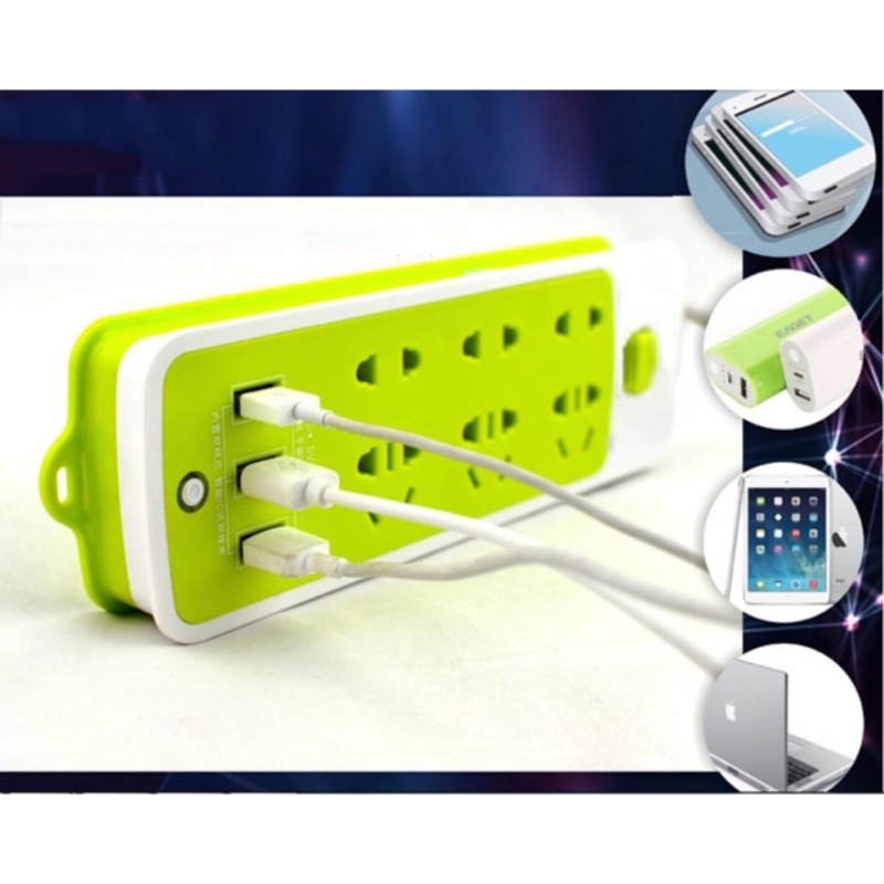 Bảng giá Ổ điện đa năng - 3 đầu cắm USB KHGR.1280