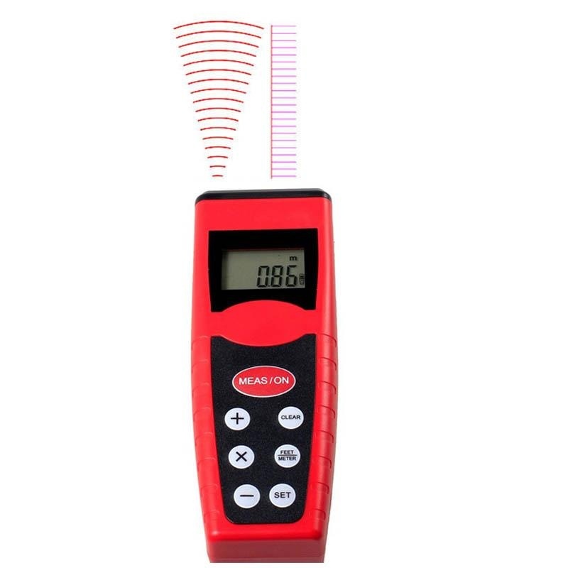 Bảng giá Portable LCD Infrared Ultrasonic Laser Distance Measurer Meter Tester - intl