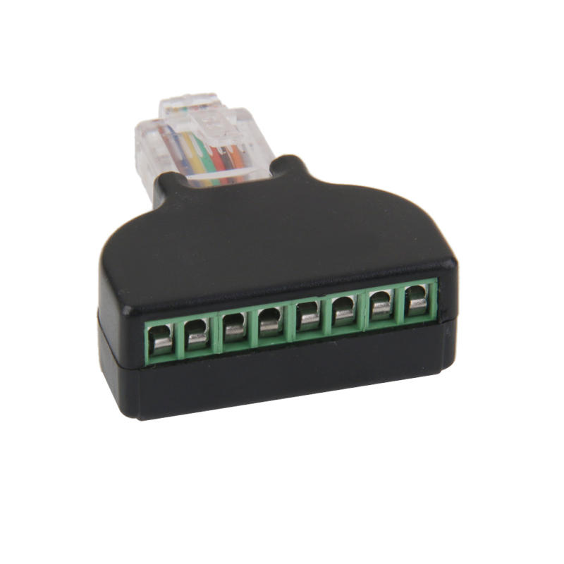 Bảng giá RJ45 Male Plug to AV 8 Pin Screw Terminal Adapter Block ADAPTER
Converter - Intl
