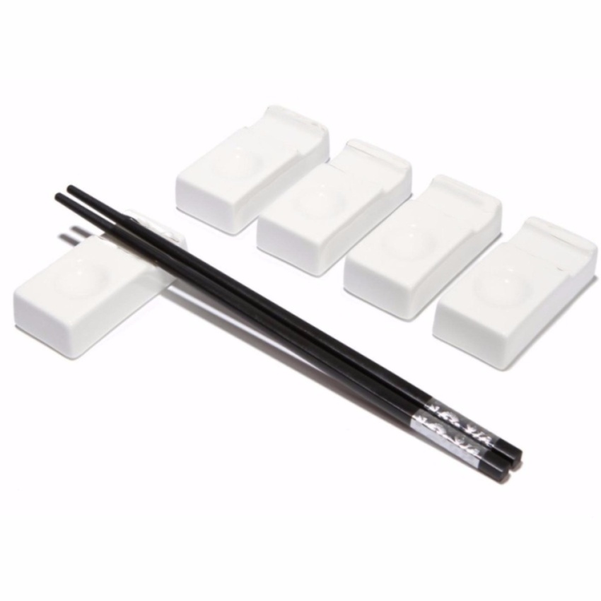 Hình ảnh Set 6 gác đũa thìa bằng sứ