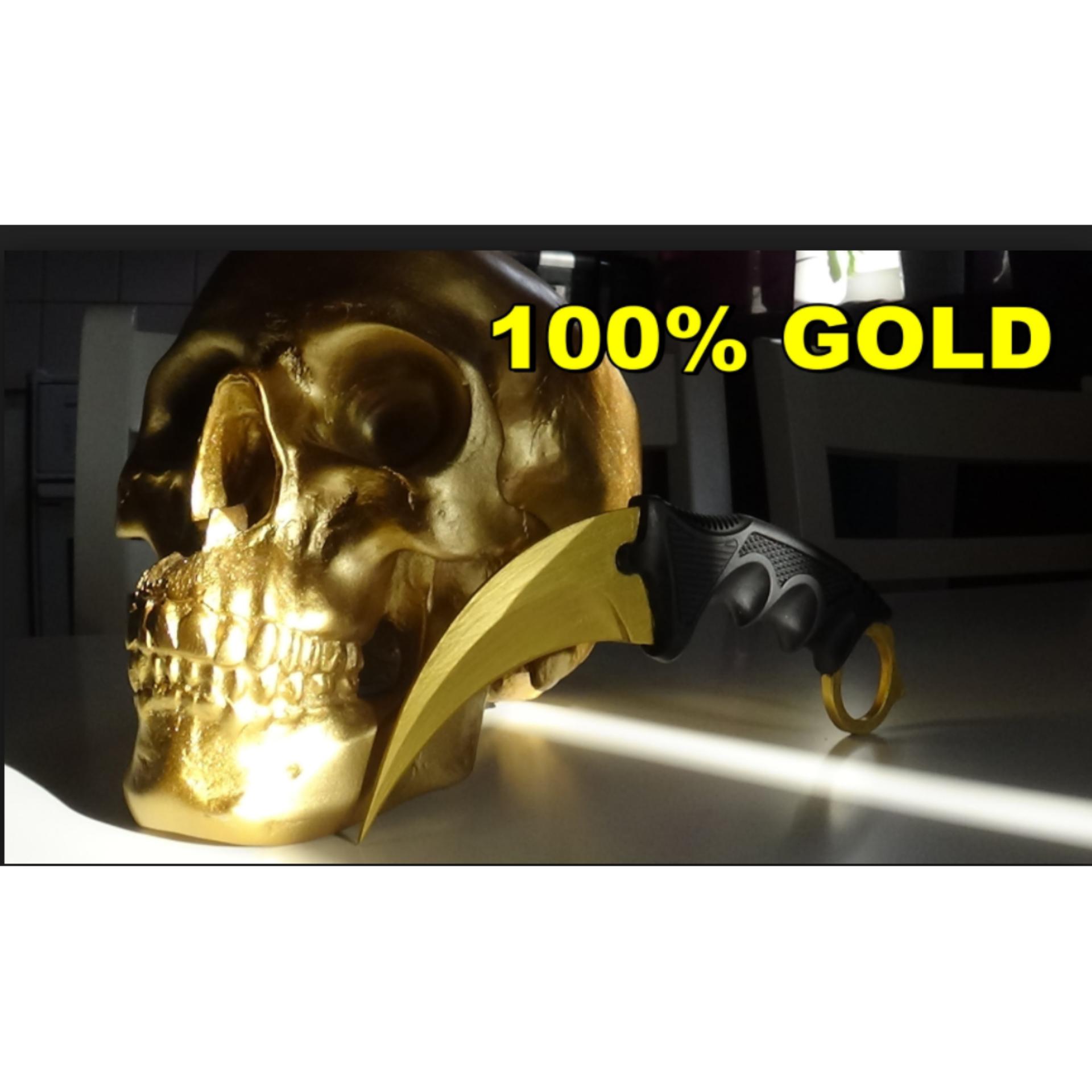 Sơn xịt hiệu ứng xi vàng Bosny 100% Gold No.183