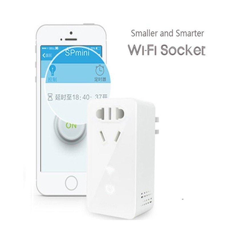 SP Mini WiFi Smart Home Socket Switch Plug Timer Wireless Remote Controller - intl