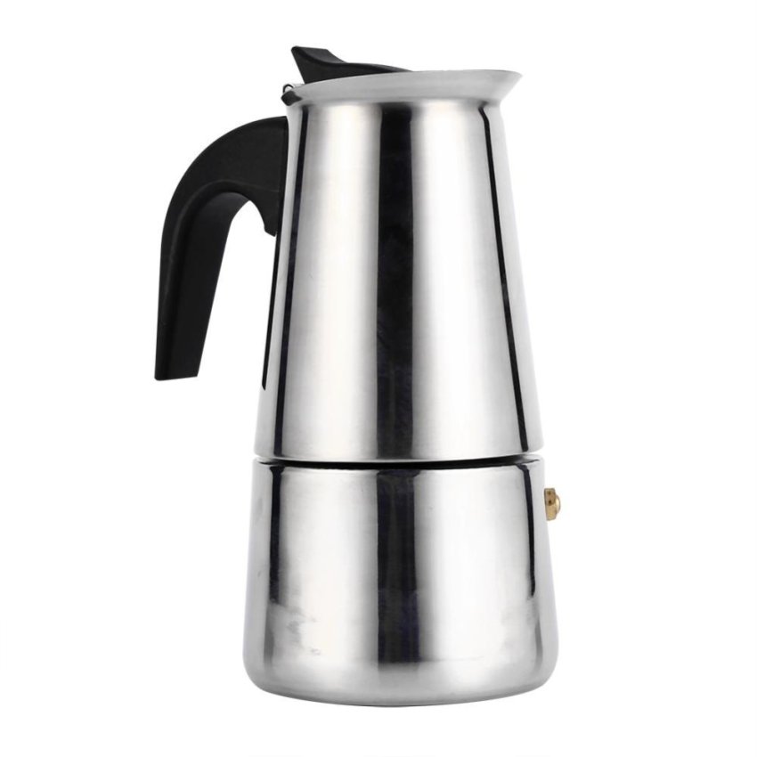 Hình ảnh Stainless Steel Percolator Moka Pot Espresso Coffee Maker Stove (200ml) - intl