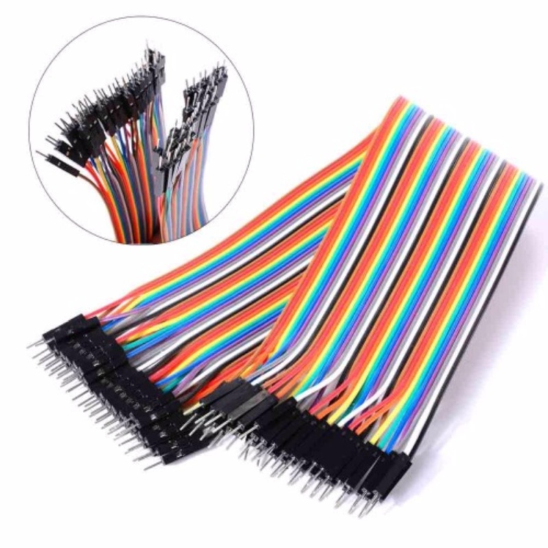 Bảng giá Mua Tệp 40 Sợi Dây Bus 21Cm Câu Mạch 2 Đầu Đực