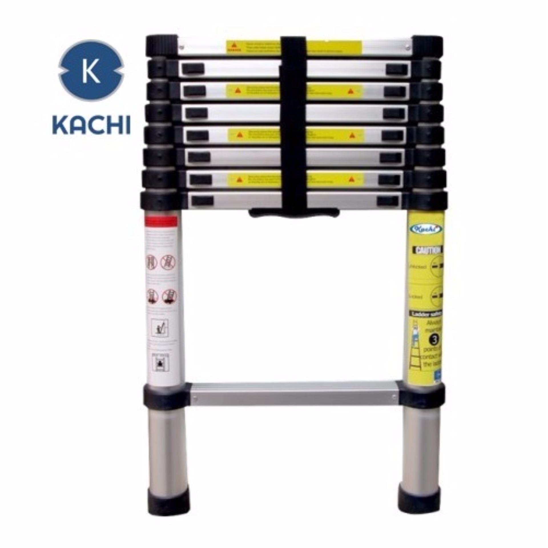 Thang nhôm rút gọn 3.8m Kachi (Kachi Việt Nam phân phối)