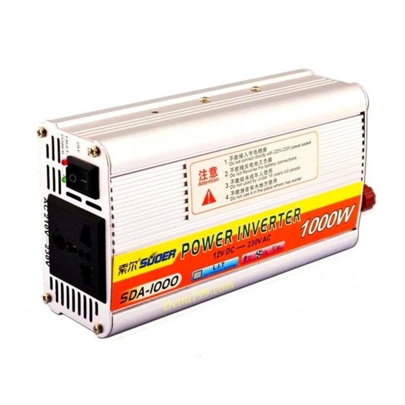 Bảng giá Mua Thiết bị chuyển đổi nguồn từ 12V ra 220V công suất 1000W