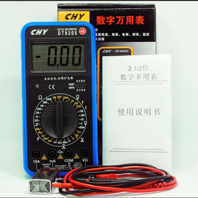 Thiết bị dụng cụ đo điện điện tử CHY DT9205A
