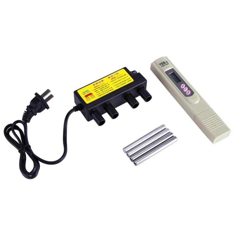 Bảng giá Mua TMISHION Electrolyzer Quick Water Quality Testing Iron Bars +
Digital TDS Tester Meter - intl