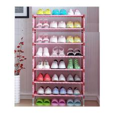Chỗ nào bán Tủ để giày giá cực rẻ hà nội – Kệ giầy Inox 7 tầng, vải chống thấm 2018 – Gía phá sàn – Giá để giầy dép 6 ngăn  