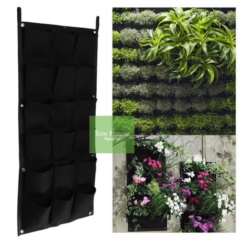 Túi trồng cây treo tường 18 túi (100 x 50cm)