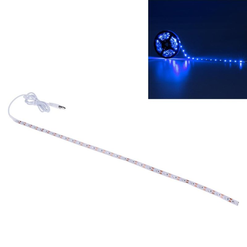 Bảng giá Mua Vanker-New Creative Practical Flexible 3528SMD USB 5V LED Room Shop
Laptop TV Backlighting Strip Light Lamp Blue (3m) - intl