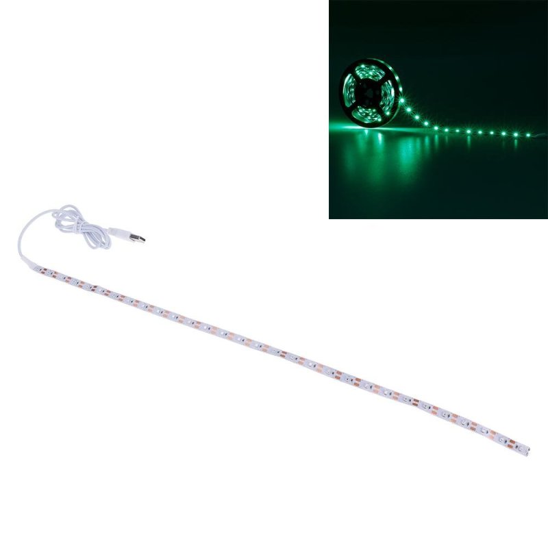 Bảng giá Mua Vanker-New Creative Practical Flexible 3528SMD USB 5V LED Room Shop
Laptop TV Backlighting Strip Light Lamp Green (1m) - intl