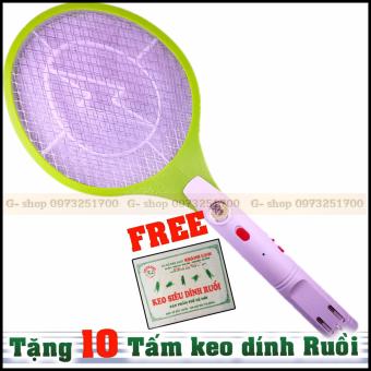 Vợt Muỗi Cao Cấp GS420 (Nhiều Màu) + Tặng FREE 10 Vỉ Keo Dính Ruồi. May 2018 - 4 Vợt muỗi cao cấp GS420 (Nhiều màu) + tặng FREE 10 vỉ keo dính ruồi. - 4
