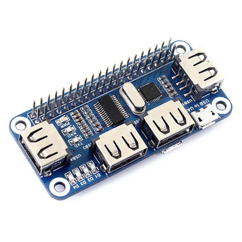 Bảng giá Mua Waveshare USB HUB HAT for Raspberry Pi Zero/Zero W/3B/2B - intl